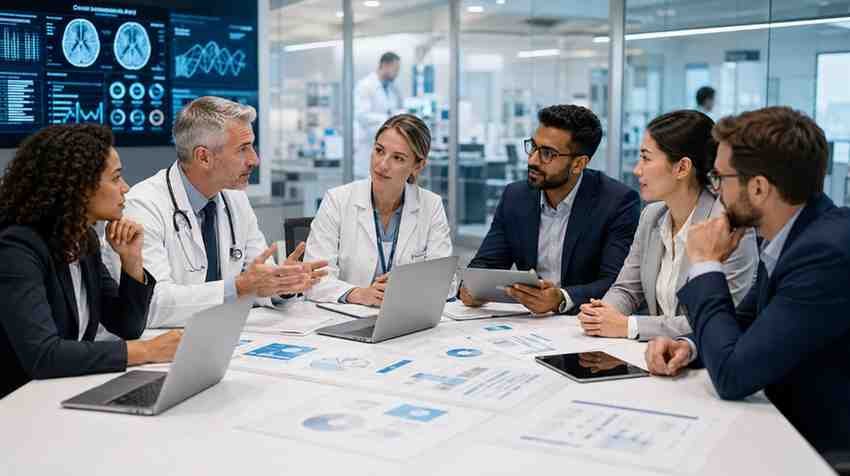 Multidisciplinary healthcare industry group representing hospitals, pharmaceuticals, medical devices, laboratories, insurance and healthcare technology