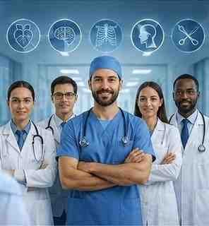 Physicians from different medical specialties